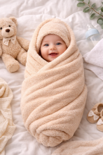 Bebe Basic Cotton Baby Towel  Art.285896 Black  Puuvillane froteerätik 30x50 cm (100% puuvill)