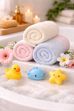 Bebe Basic Cotton Baby Towel  Art.285911 Brown  Puuvillane froteerätik 75x150cm (100% puuvill)