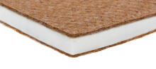 La Bebe™ Natural coconut fiber and sea grass mattress, SLEEP 120×60×9 cm (6 cm coconut + 2 cm sea grass)