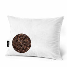 La bebe™ Pillow Eco 40x60 Art.7310 Color Spilvens no mīksta mēbeļu auduma VELVET ar rāvējslēdzēju un griķu sēnalas pildījumu ar papildu kokvilnas iekšējo apvalku [40x60cm]