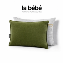 La bebe™ Pillow Eco 40x60 Art.7310 Color Spilvens no mīksta mēbeļu auduma VELVET ar rāvējslēdzēju un griķu sēnalas pildījumu ar papildu kokvilnas iekšējo apvalku [40x60cm]