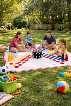 Bebe Basic Riču Raču Art.L301514001 Suur klassikaline mäng Richu-Rachu 3x3 m + kott