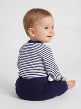 La Bebe™ Long-Sleeved Wrap Shirt for Newborn (1 pc), Art.024674, Size 56, 100% Cotton