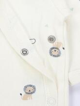 La Bebe™ Long-Sleeved Wrap Shirt for Newborn (1 pc), Art.024625, Size 56, 100% Cotton