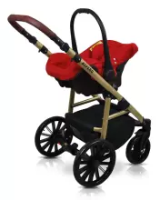 Babylux Aspero Art.286105 Chocolate Universal 3-in-1 stroller