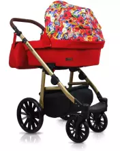 Babylux Aspero Art.286106 Colorful Feathers Universal 3-in-1 stroller