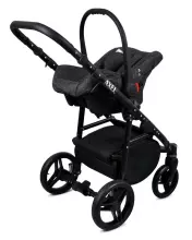 Babylux Axel Art.286122 Bottle Green  Universal 3-in-1 stroller