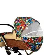 Babylux Classic Art.286133 Green Daisy Klassikaline 3-ühes lapsevanker