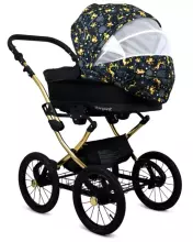 Babylux Margaret Gold Art.286157 Mint   Klassikaline 3-ühes lapsevanker
