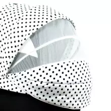 Babylux Margaret White Art.286162 Black Dots Klassikaline 3-ühes lapsevanker