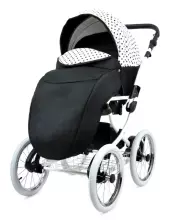 Babylux Margaret White Art.286167 Magic Grey Klassikaline 3-ühes lapsevanker