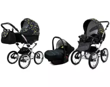 Babylux Margaret Exclusive Art.286178 Gold Grille Klassikaline 3-ühes lapsevanker