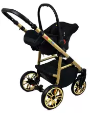 Babylux Color Lux Art.286201 Pansies and Roses Universal 3-in-1 stroller
