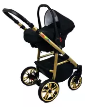 Babylux Color Lux Art.286204 Silver Flex Universal 3-in-1 stroller