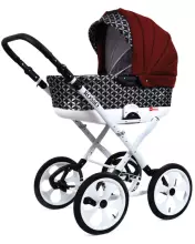 Babylux Rosso Art.286216 Klassikaline 3-ühes lapsevanker