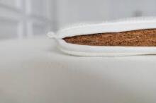 La Bebe™ mattress 140×70 cm (Space), coconut fiber + PPU foam + wool, 6 cm coconut + 2 cm PPU foam