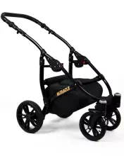 Babylux Miracle Art.286324 Black Deluxe Universal 3-in-1 stroller