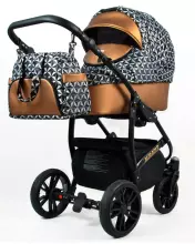 Babylux Miracle Art.286329 Light Grey Universal 3-in-1 stroller