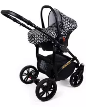 Babylux Miracle Art.286329 Light Grey Universal 3-in-1 stroller