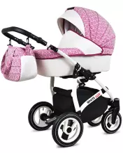 Babylux White Lux  Art.286334 Bottle Green Universal 3-in-1 stroller
