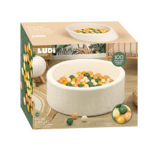 LUDI Round Ball Pool, White