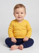 La Bebe™ Long-Sleeved Wrap Shirt for Newborn (1 pc), Art.024647, Size 50, 100% Cotton