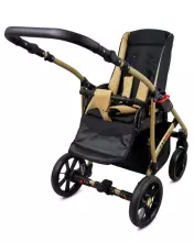 Babylux Largo Art.286475 Black Grey Universal 3-in-1 stroller
