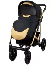 Babylux Largo Art.286475 Black Moro Universal 3-in-1 stroller