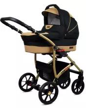 Babylux Largo Art.2864890 Silver Hearts Universal 3-in-1 stroller