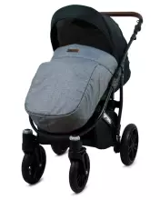 Babylux Optimal Art.286497 Grey Flex Universal 3-in-1 stroller