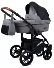 Babylux Optimal Art.286497 Grey Flex Universal 3-in-1 stroller