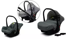 Babylux Optimal Art.286497 Grey Flex Universal 3-in-1 stroller