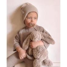 Hevea Natural Rubber Pacifier  Art.210831 Tan Beige  Natural Rubber Pacifier