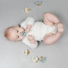 Hevea Natural Rubber Pacifier  Art.211721 Space Black Natural Rubber Pacifier
