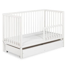 Klups Frania Art.286729 White Puidust võrevoodi 120x60cm