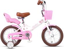 Glerc Kids Bike Wheels Collas 14'  Art.287152 White  Laste kaherattaline jalgratas lisaratastega