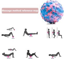 Haobin  Sensory Balls/Tip Foot Massager  Art.287148 Mix  Sensoorne pall 7.5 cm
