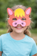 Farm animal mask Art.9676 Vildist karnevalimask