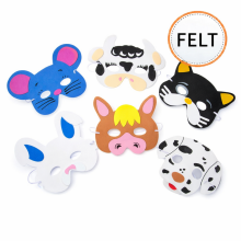 Farm animal mask Art.9677 Vildist karnevalimask