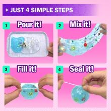 Doodora Squishy DIY Kit Art.287283 täitepakk limapalli masinale
