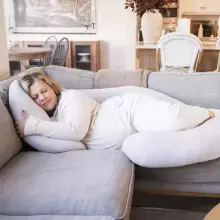 La Bebe™ Maternity Pillow Cotton Sì -Duo Art. 5-171 Wild Life. Multifunctional maternity pillow with memory foam filling