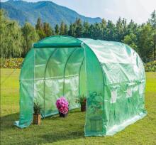 Kilekasvuhoone tunnel 3x2x2 m 6 m² metallraam UV-kile