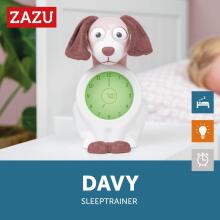 Zazu Kids Davy Dog Sleeptrainer Art.288269 Pink Unetreener Davy öövalgusega