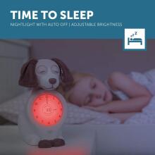 Zazu Kids Davy Dog Sleeptrainer Art.288269 Pink Unetreener Davy öövalgusega