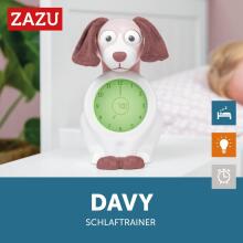 Zazu Kids Davy Dog Sleeptrainer Art.288270 Green Unetreener Davy öövalgusega