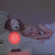 Zazu Kids Davy Dog Sleeptrainer Art.288271 Taupe Unetreener Davy öövalgusega