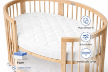 La Bebe™ Smart Bed Art.288273 Laste poroloonmadrats 72x120x5 cm (Ühildub Ingvartiga)