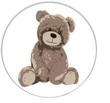 Kattekomplekt - 2 tk - 135x100, 40x60 - TEDDY - VALGE