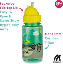 Tum Tum Watter Bottle Art.288461 Fox Felicity Kaasaskantav joogitops kõrrega 400 ml.