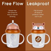 Tum Tum Baby Cup Art.288463 Fergus Fox Beebipudel kõrrega, 200 ml, lastele alates 6. elukuust